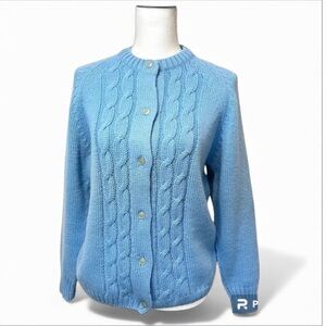 Vintage 100% Wool Cardigan Sweater Made Expressly For Woodward’s